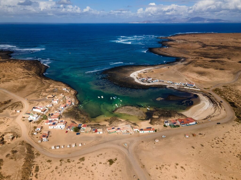 aerial view of beach during daytime