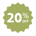 20% Off Sign