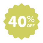 40% Off Sign